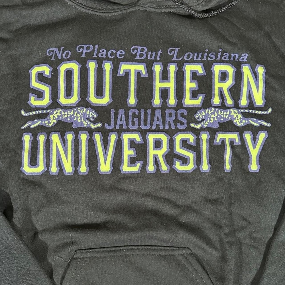 Southern University Jaguars Hoodie Black Louisiana NCAA Pullover Mens Small